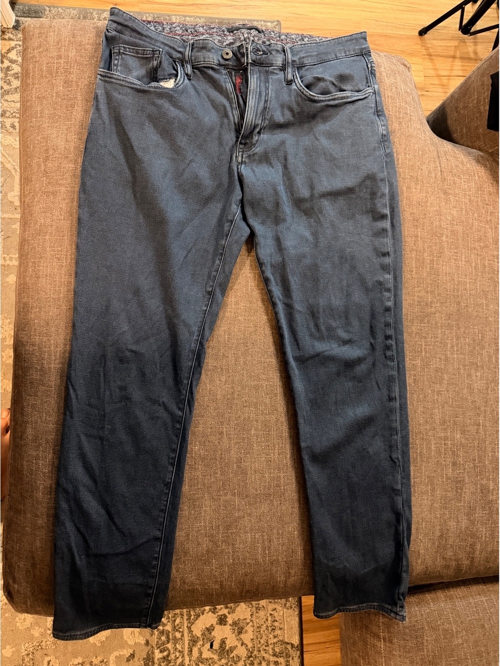 Robert Graham men's blue 5 pocket pants
